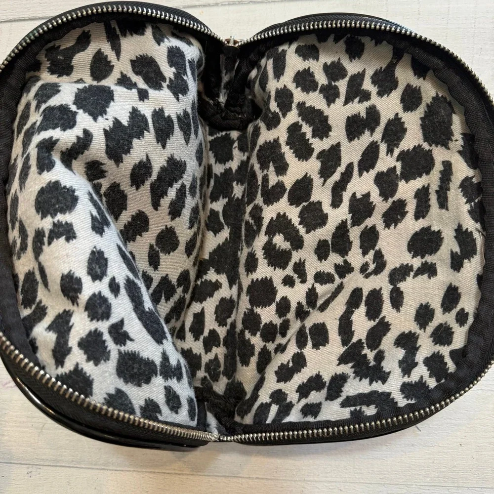 Betsey Johnson‎ Rose Pattern Sequin Cosmetic Bag/Pouch